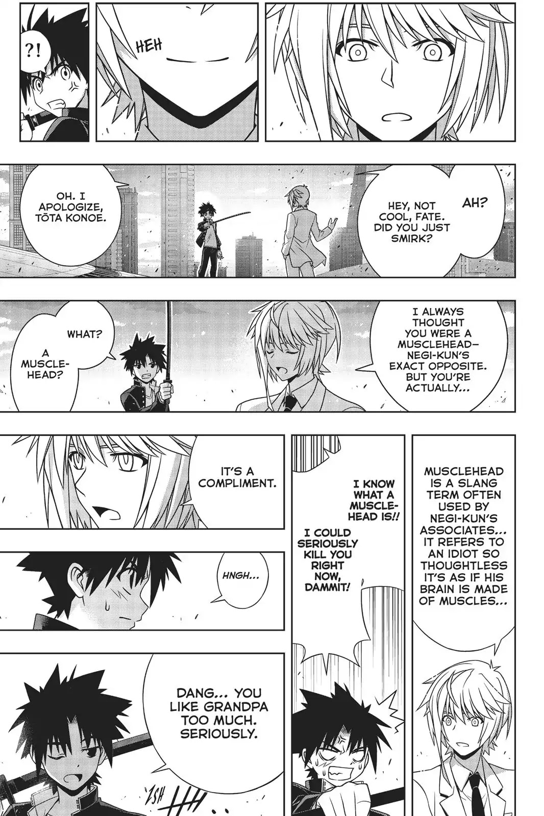 UQ Holder! Chapter 157 page 35 - Chapter 157: The First Target