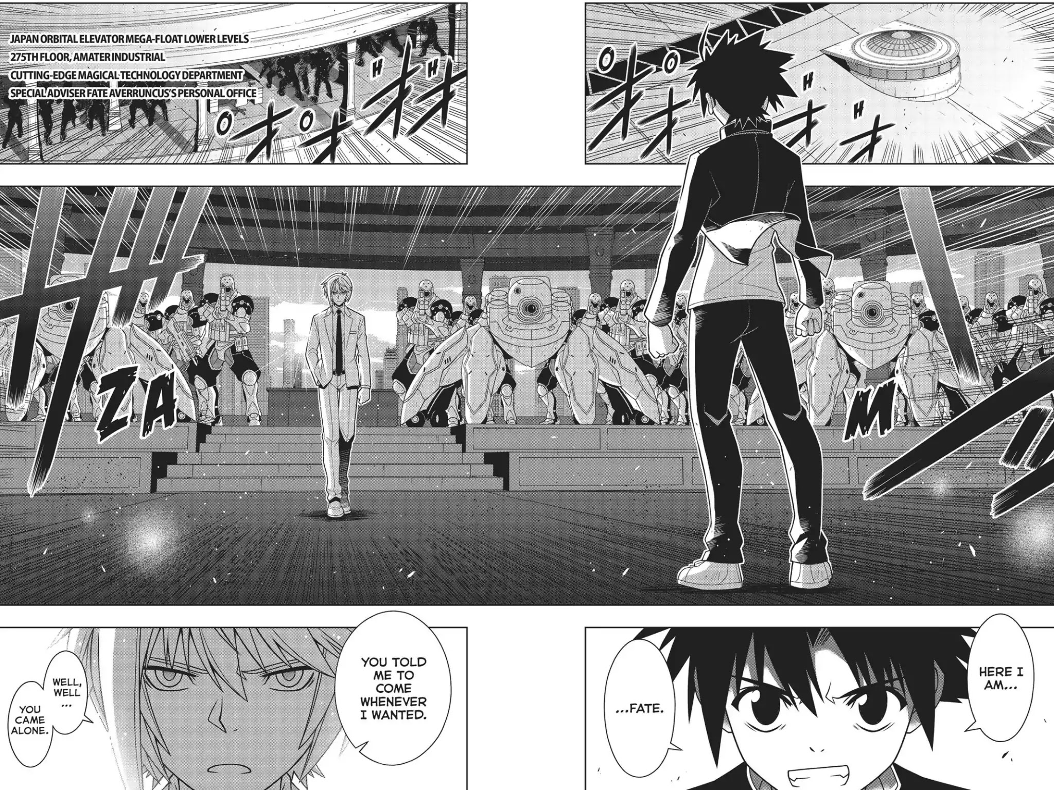 UQ Holder! Chapter 157 page 5 - Chapter 157: The First Target