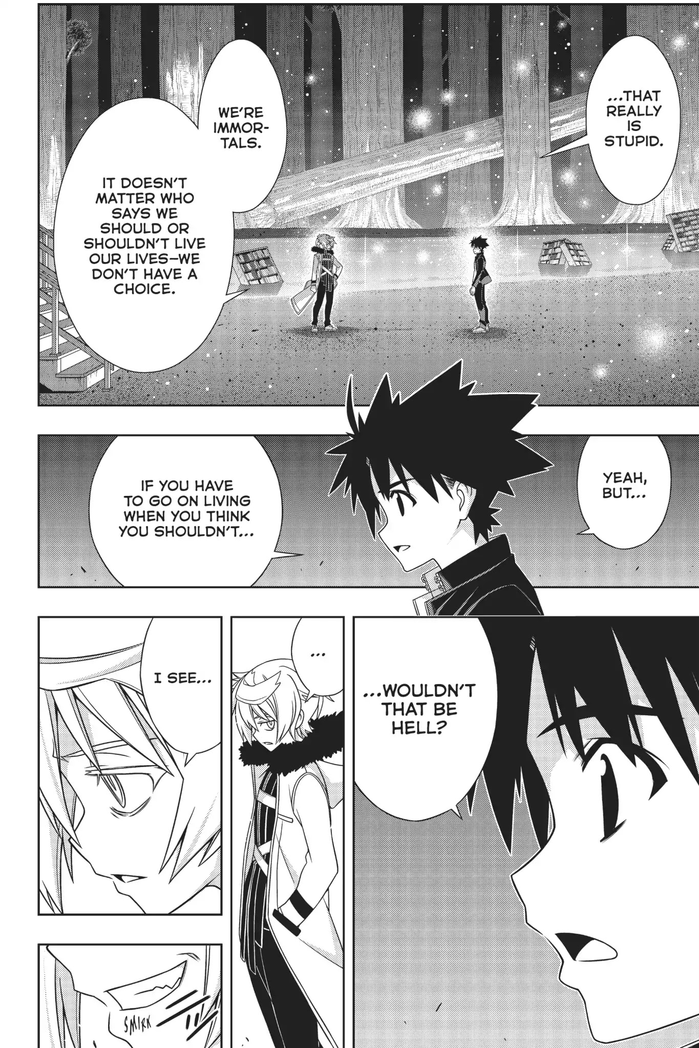 UQ Holder! Chapter 159 page 35 - Chapter 159: The Trick to the Trump Card