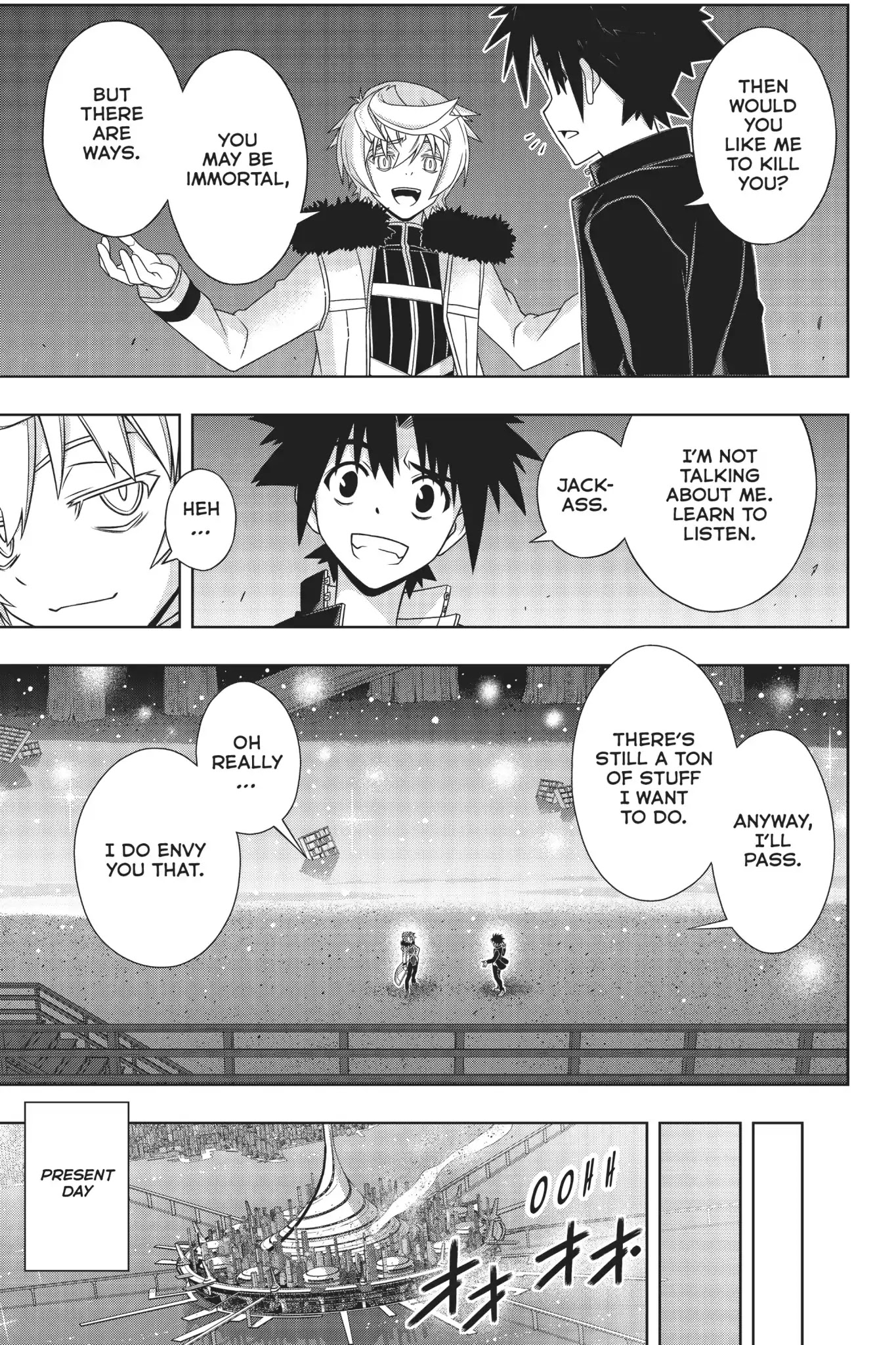 UQ Holder! Chapter 159 page 36 - Chapter 159: The Trick to the Trump Card