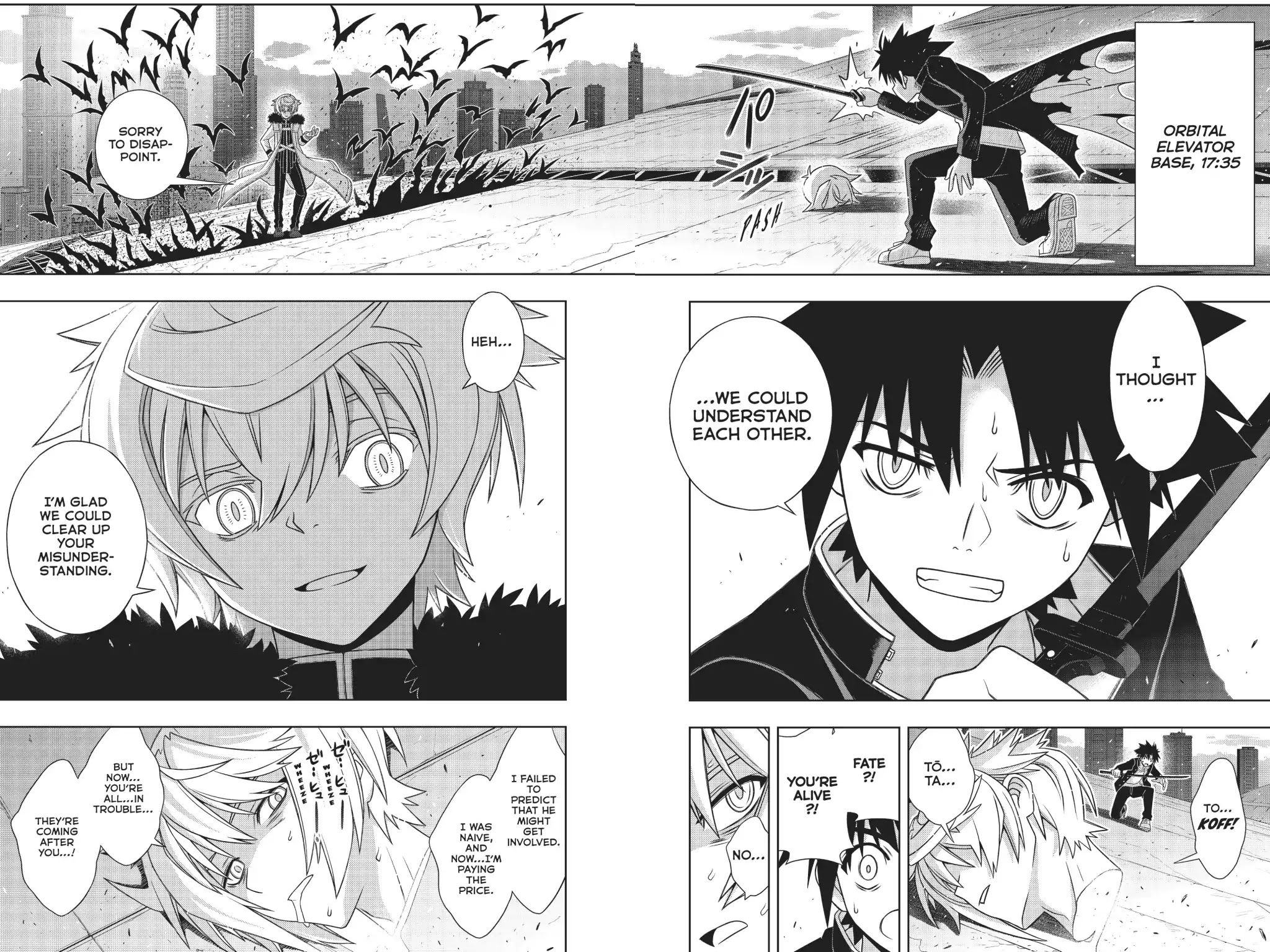 UQ Holder! Chapter 159 page 37 - Chapter 159: The Trick to the Trump Card