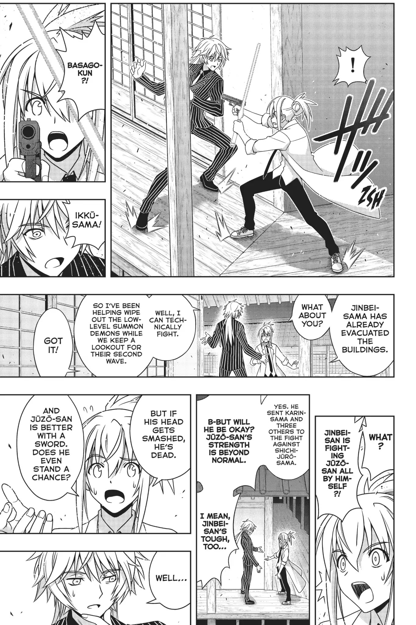 UQ Holder! Chapter 161 page 22 - Chapter 161: The Limit of His Strength