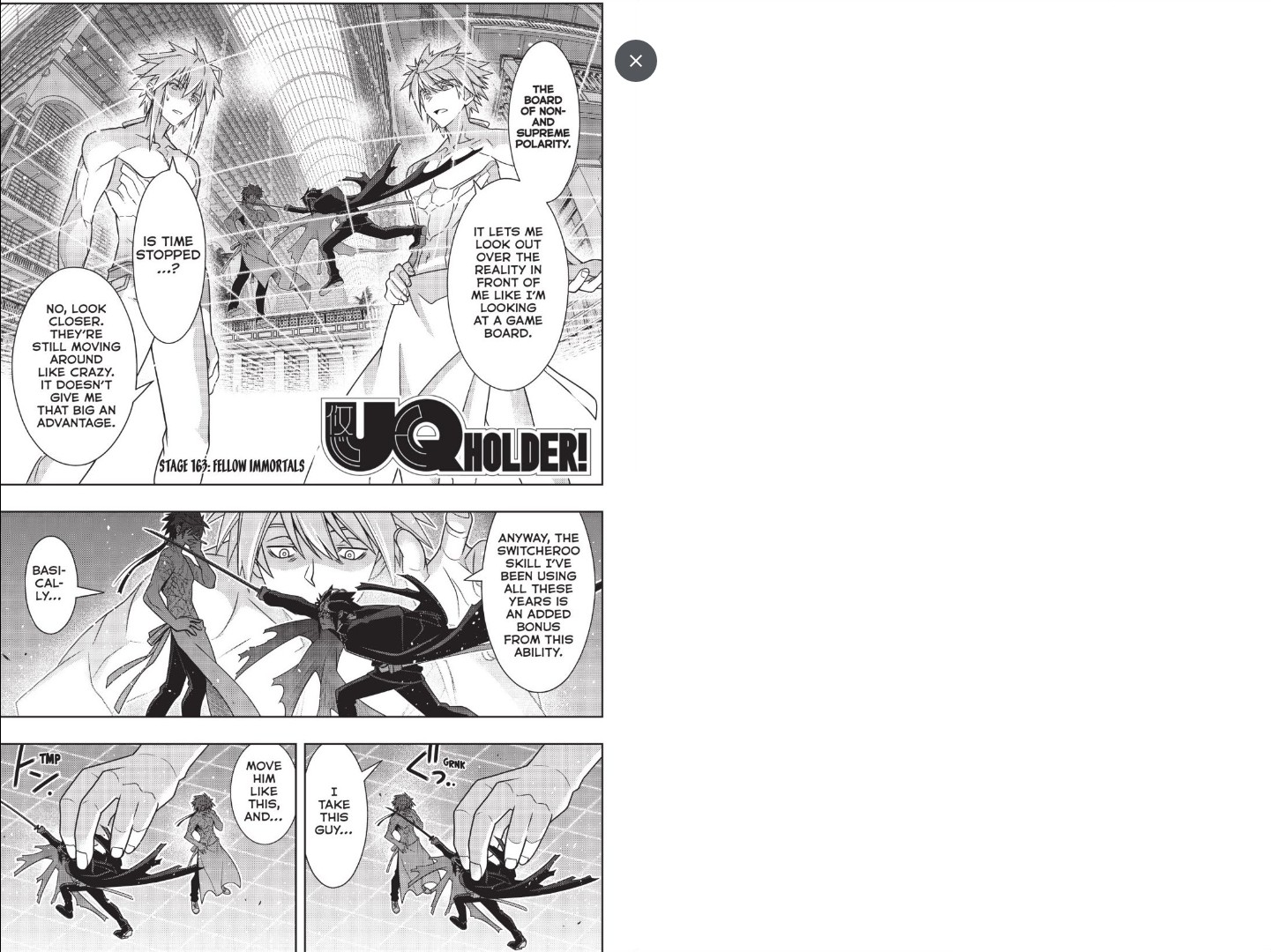UQ Holder! Chapter 163 page 1 - Chapter 163