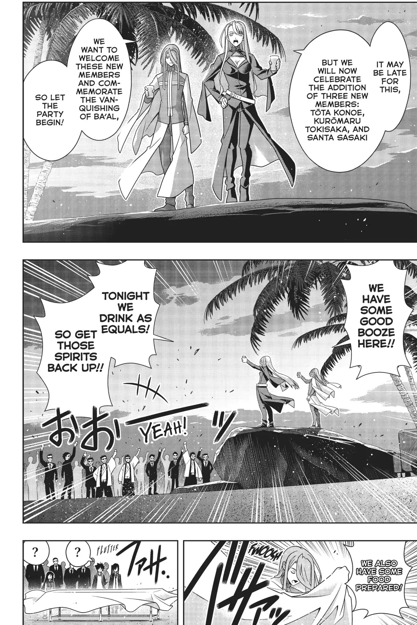 UQ Holder! Chapter 166 page 10 - Chapter 166: Celebration