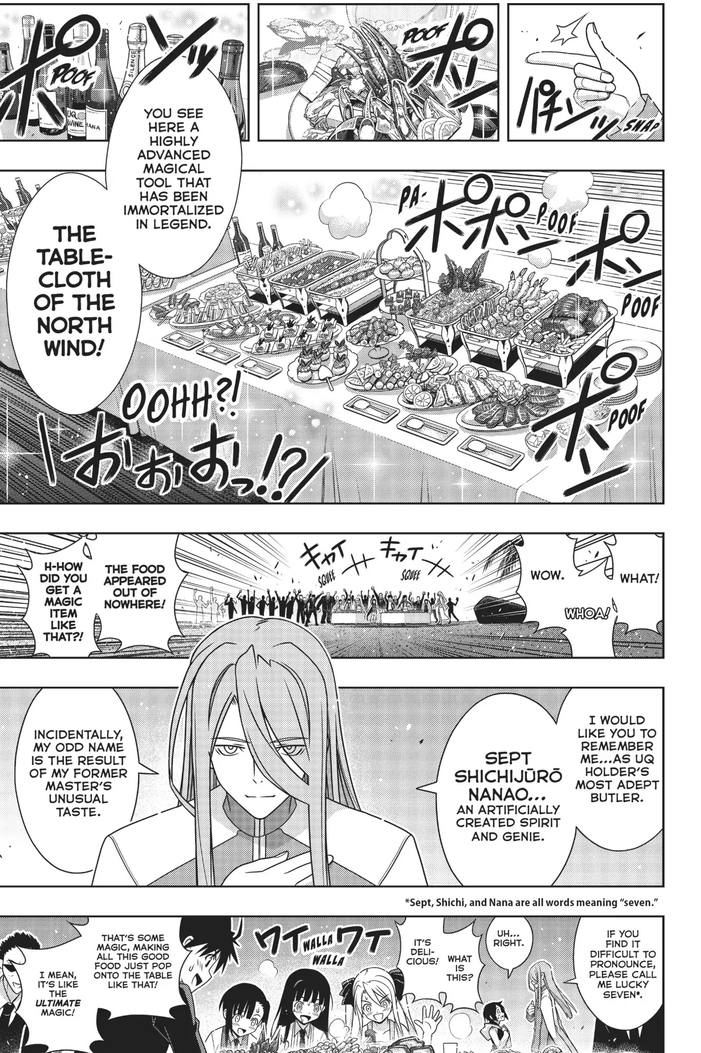 UQ Holder! Chapter 166 page 11 - Chapter 166: Celebration