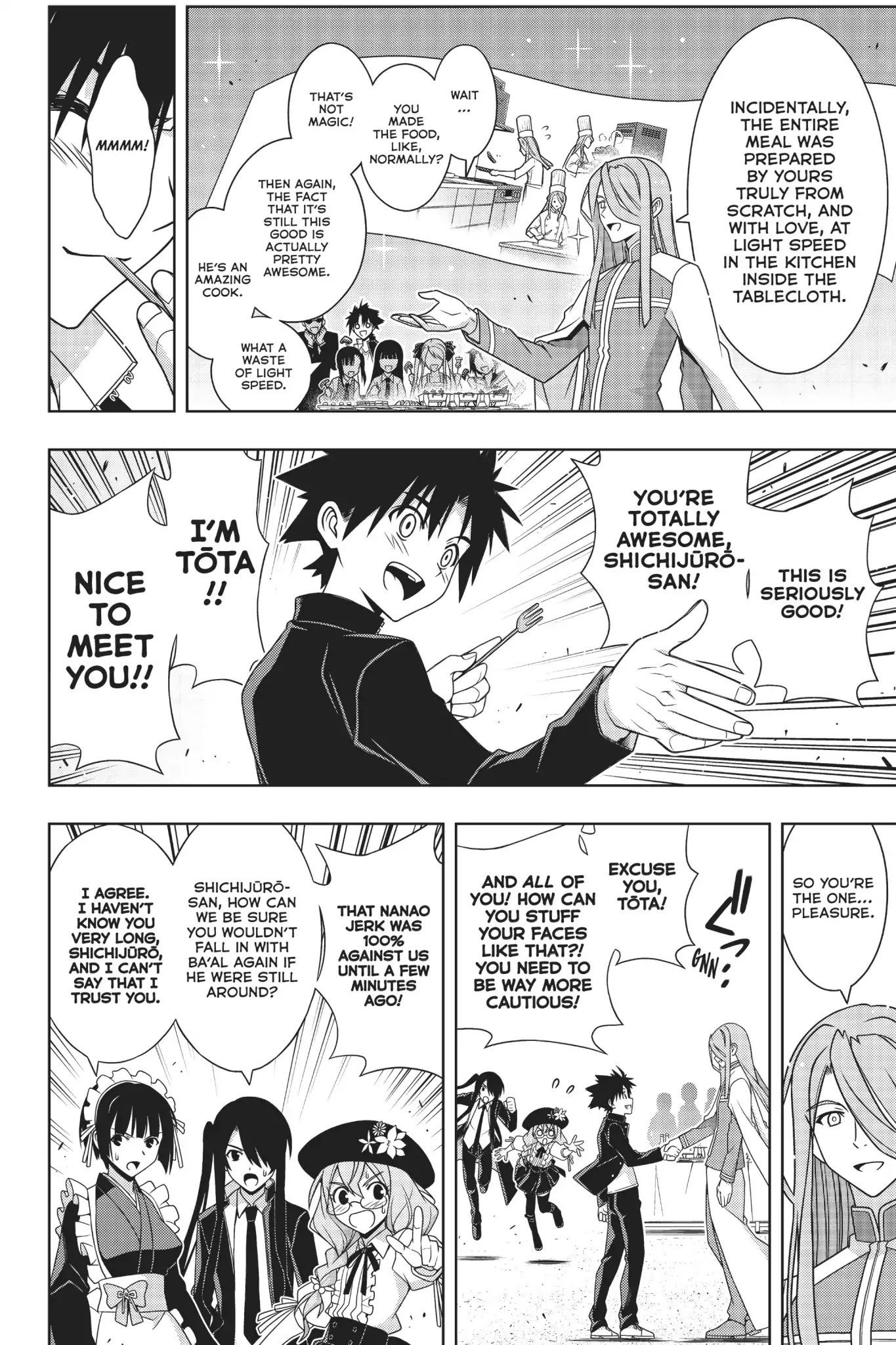 UQ Holder! Chapter 166 page 12 - Chapter 166: Celebration