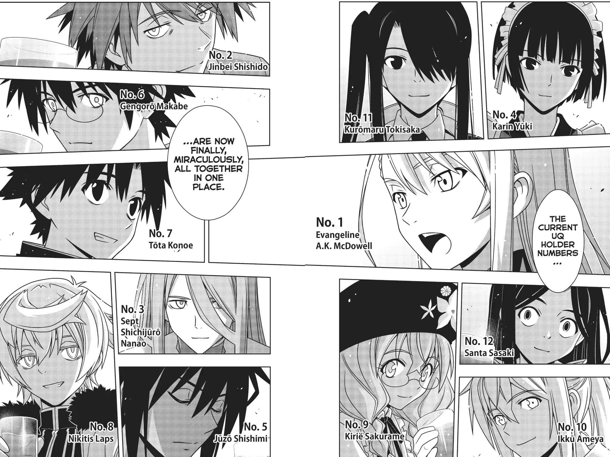 UQ Holder! Chapter 166 page 9 - Chapter 166: Celebration
