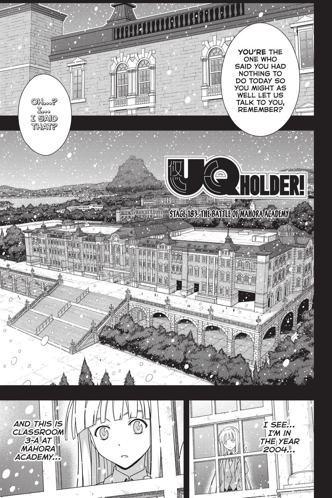 UQ Holder! Chapter 183 page 3 - Chapter 183