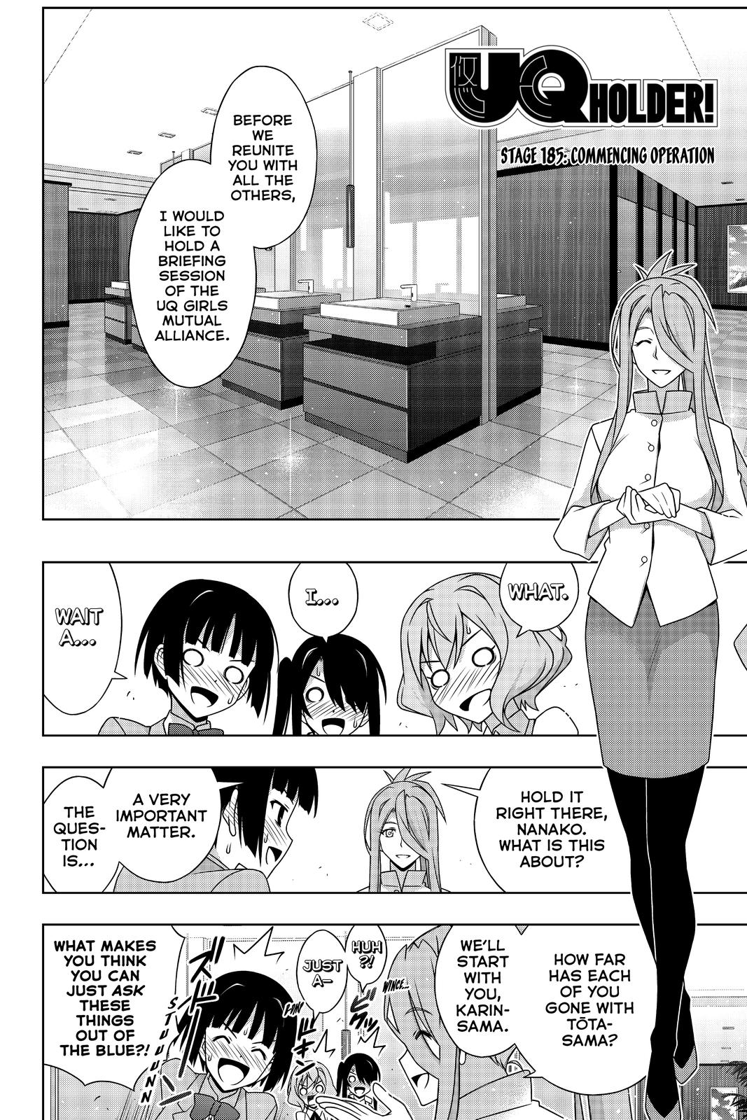 UQ Holder! Chapter 185 page 3 - Chapter 185