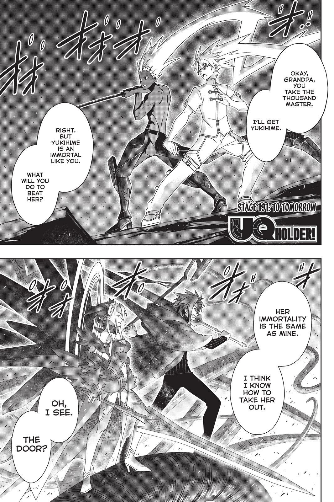 UQ Holder! Chapter 191 page 1 - Chapter 191