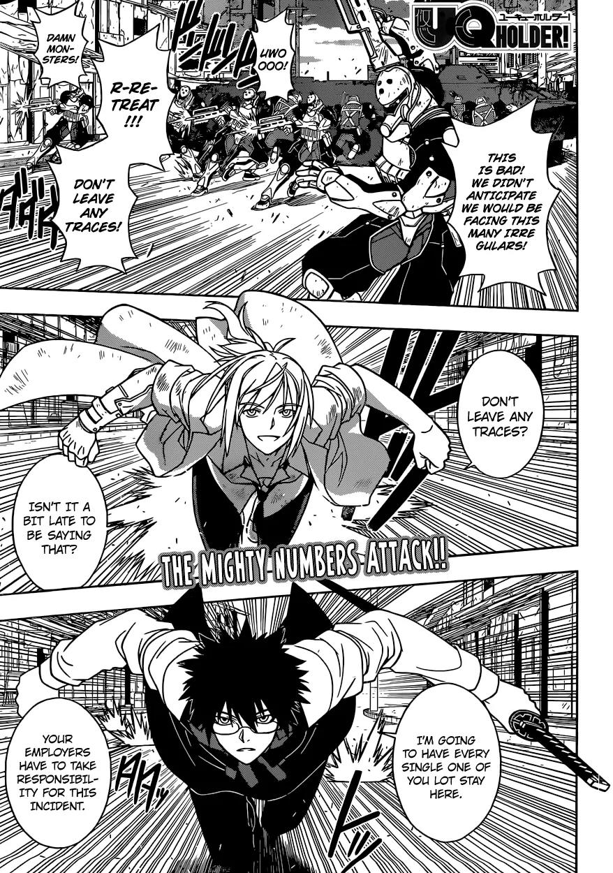 UQ Holder! Chapter 29 page 1 - Chapter 29: The True Strength of the Numbers