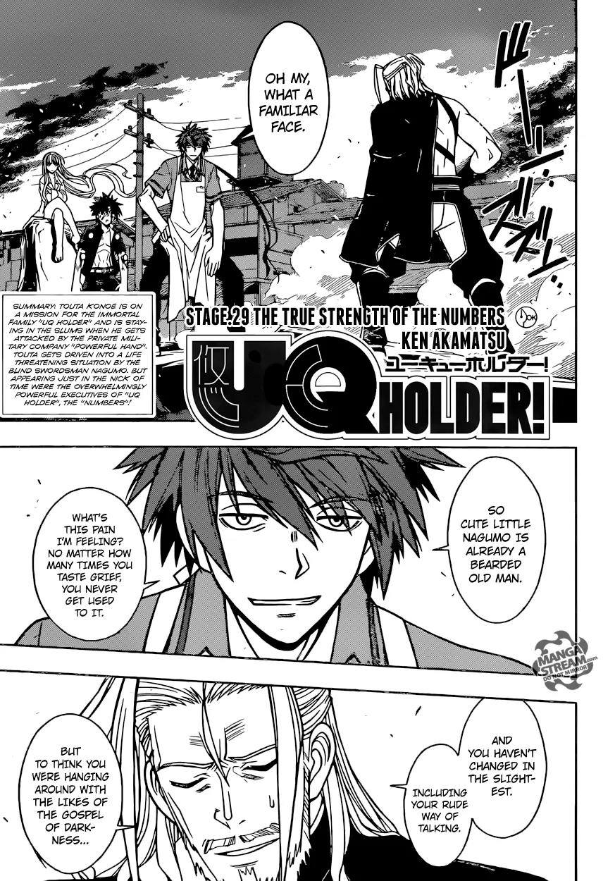 UQ Holder! Chapter 29 page 4 - Chapter 29: The True Strength of the Numbers