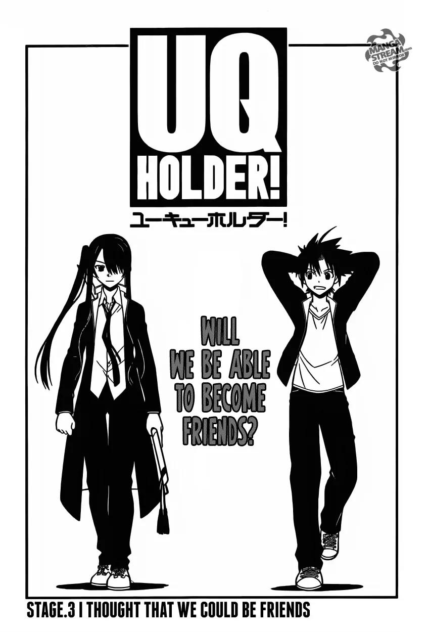 UQ Holder! Chapter 3 page 4 - Chapter 3: I Thought We Could Be Friends