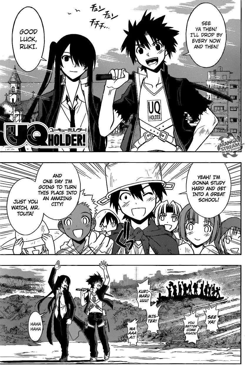 UQ Holder! Chapter 31 page 1 - Chapter 31 : A New Member of Numbers