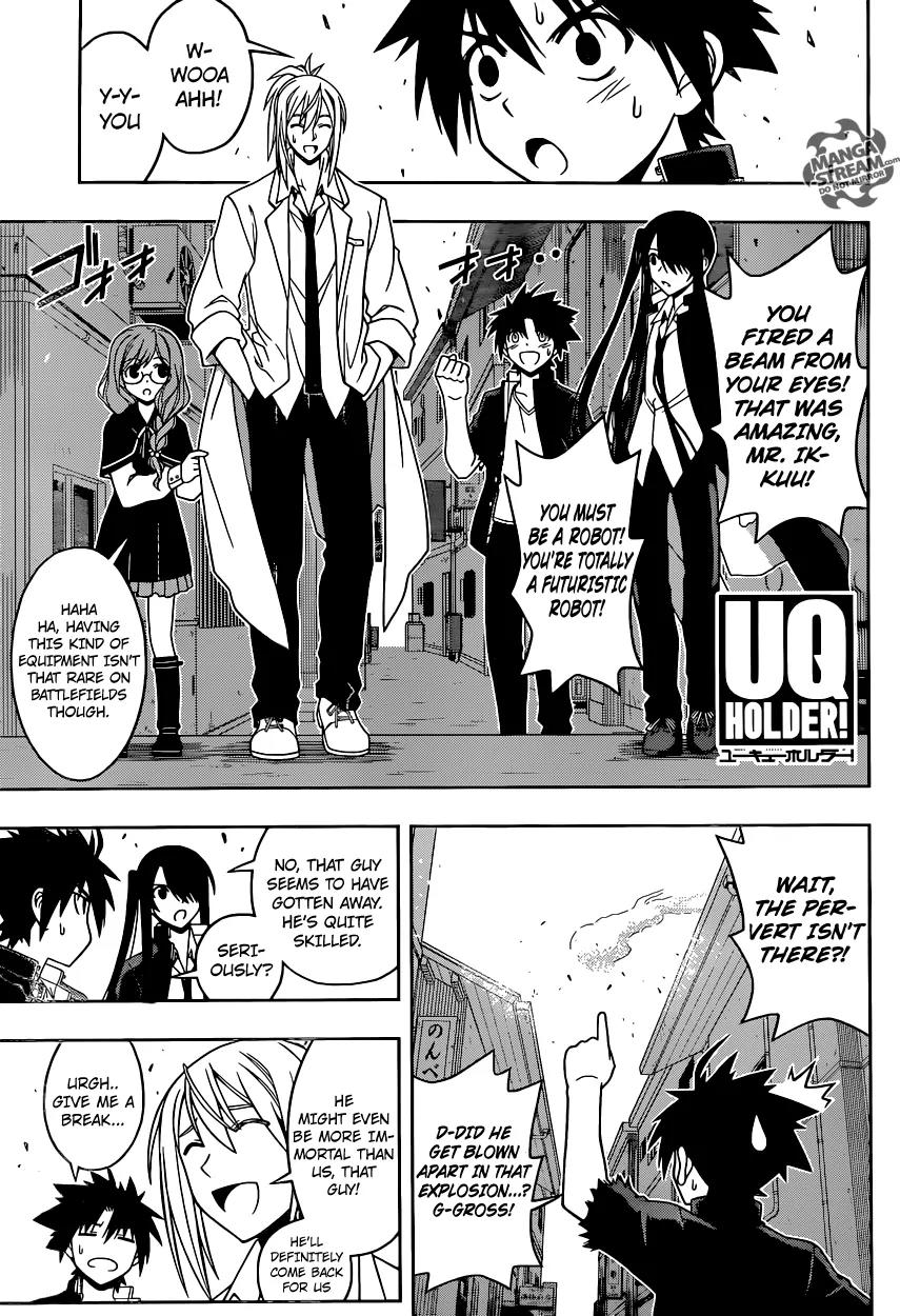 UQ Holder! Chapter 35 page 1 - Chapter 35 : The Future That Should Be Avoided