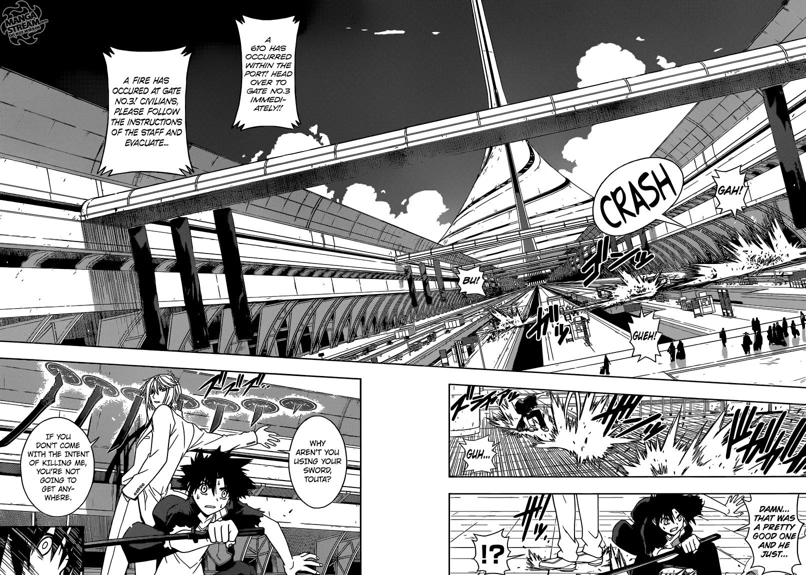 UQ Holder! Chapter 39 page 13 - Chapter 39: The Battle Continues!!