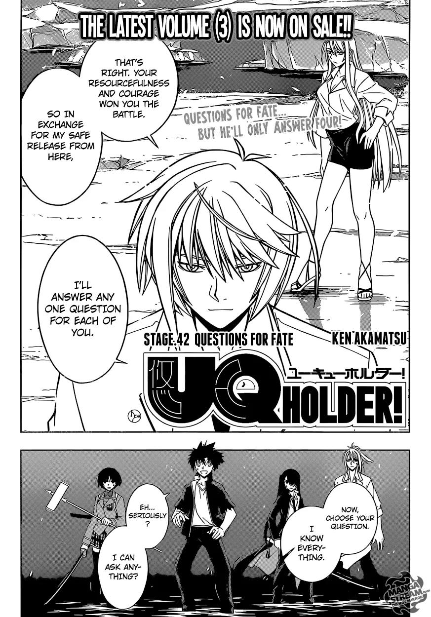 UQ Holder! Chapter 42 page 1 - Chapter 42: Questions For Fate