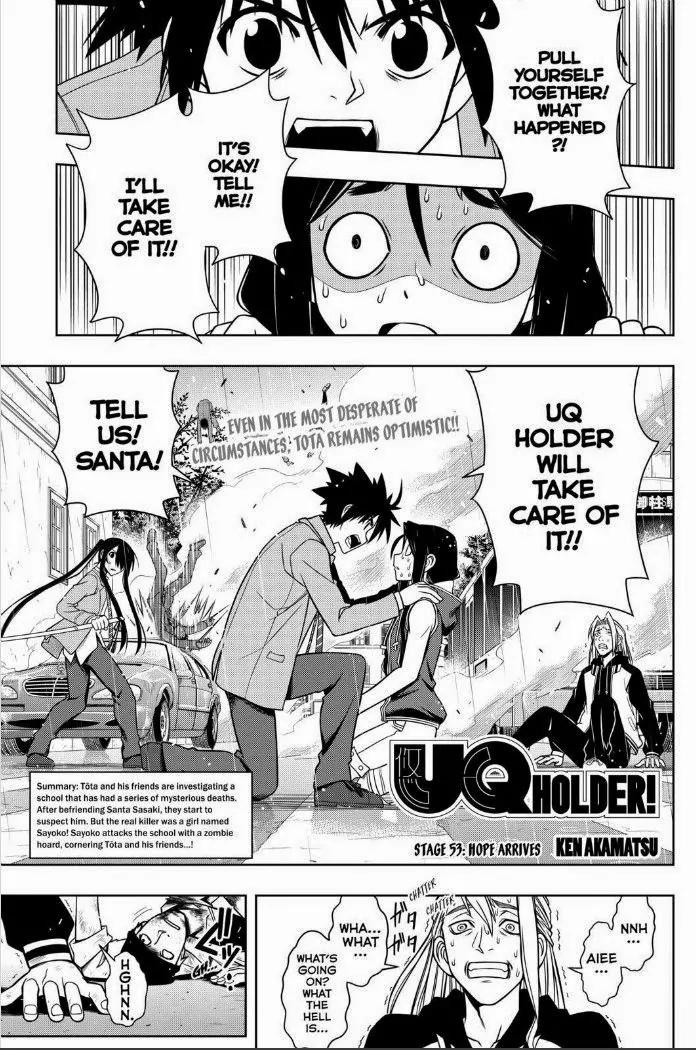 UQ Holder! Chapter 53 page 1 - Chapter 53: Hope Arrives