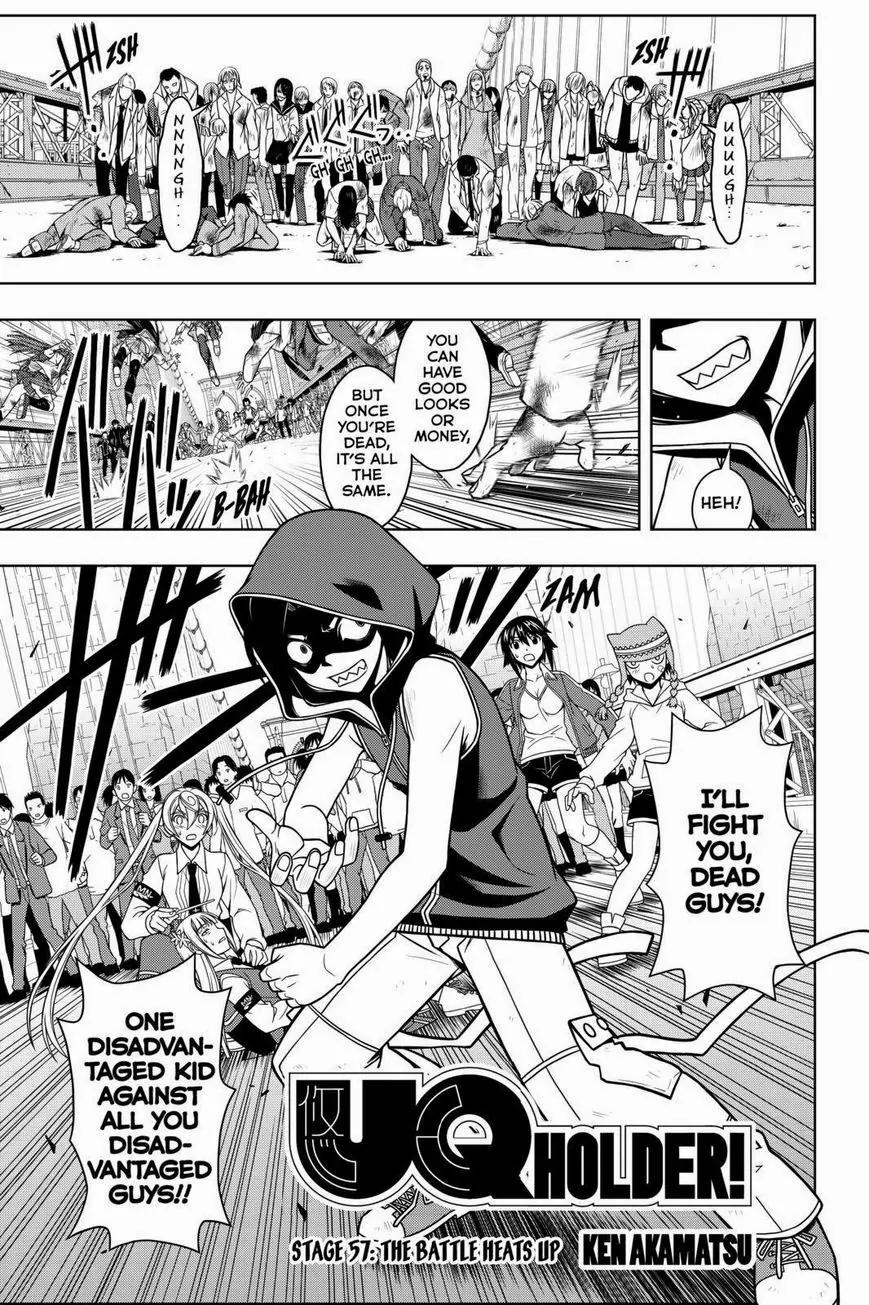 UQ Holder! Chapter 57 page 1 - Chapter 57: The Battle Heats Up