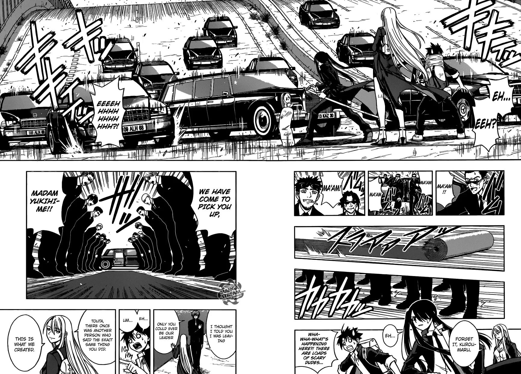 UQ Holder! Chapter 6 page 12 - Chapter 6: What Does It Mean to Be a Bit Ahead?