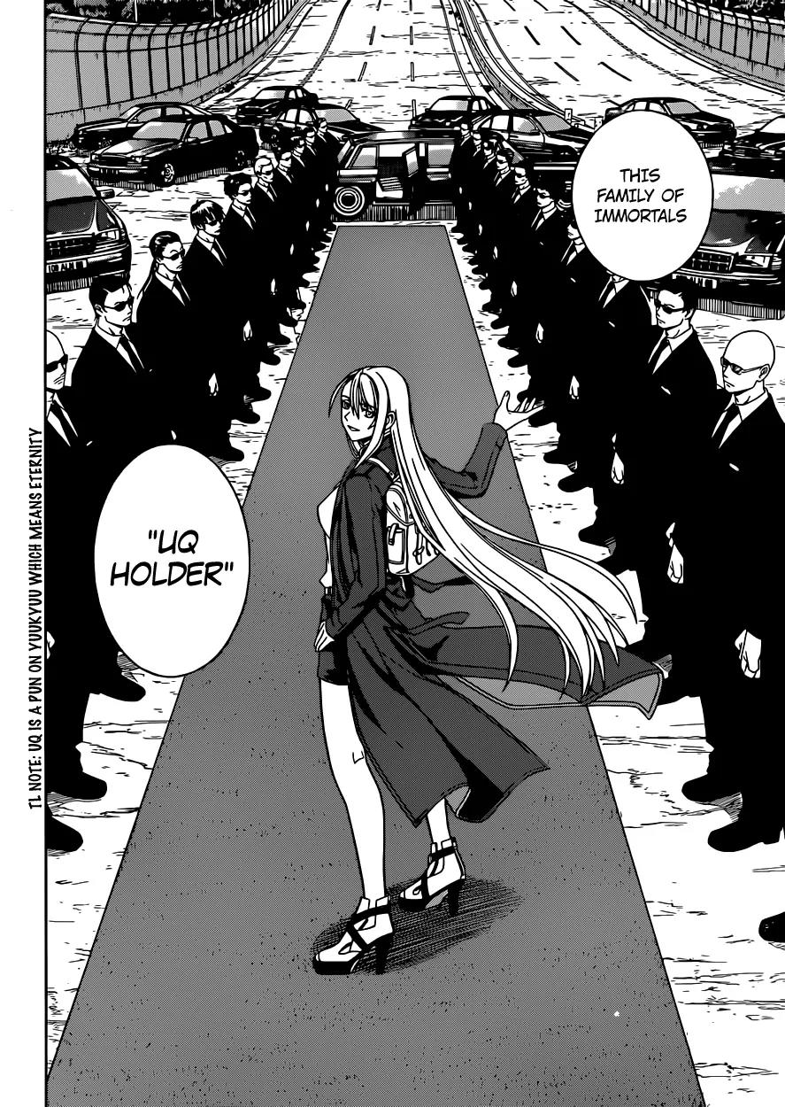 UQ Holder! Chapter 6 page 13 - Chapter 6: What Does It Mean to Be a Bit Ahead?