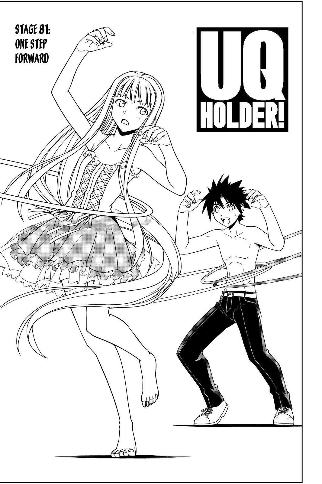 UQ Holder! Chapter 81 page 1 - Chapter 81: One Step Forward