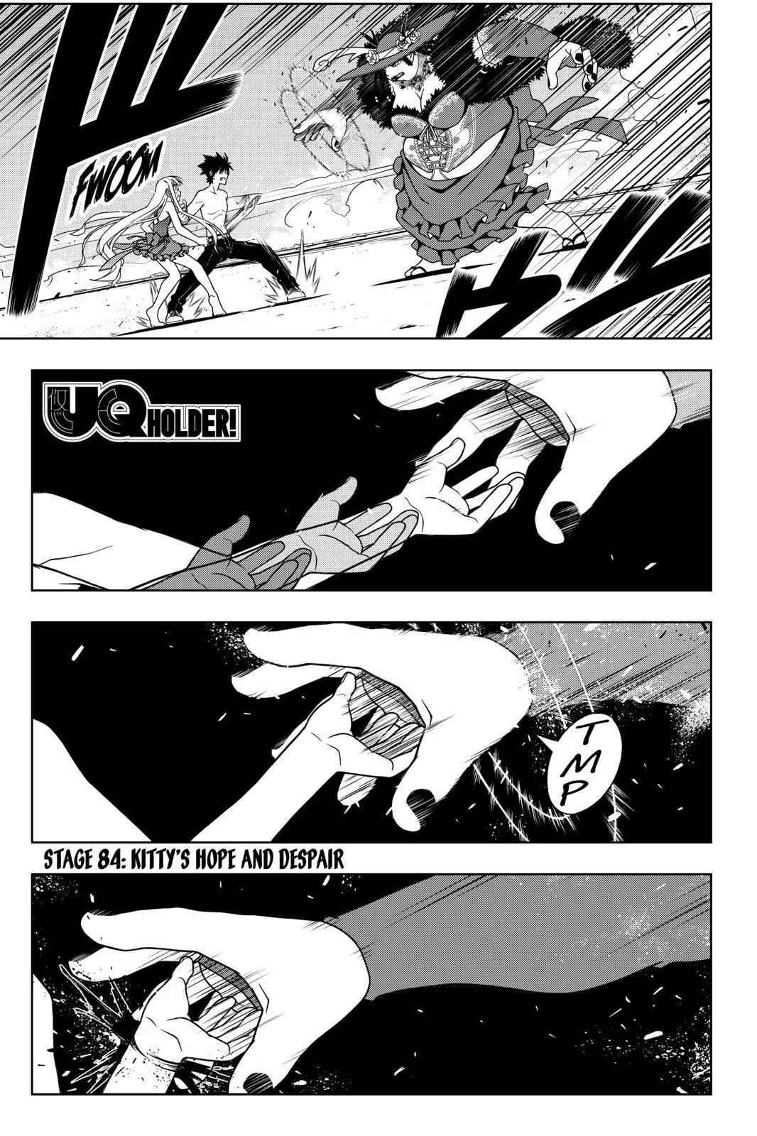 UQ Holder! Chapter 84 page 1 - Chapter 84: Kitty's Hope and Despair