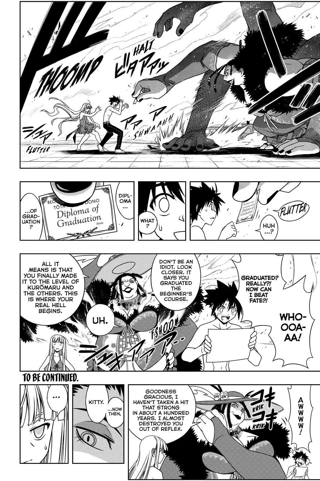 UQ Holder! Chapter 84 page 16 - Chapter 84: Kitty's Hope and Despair