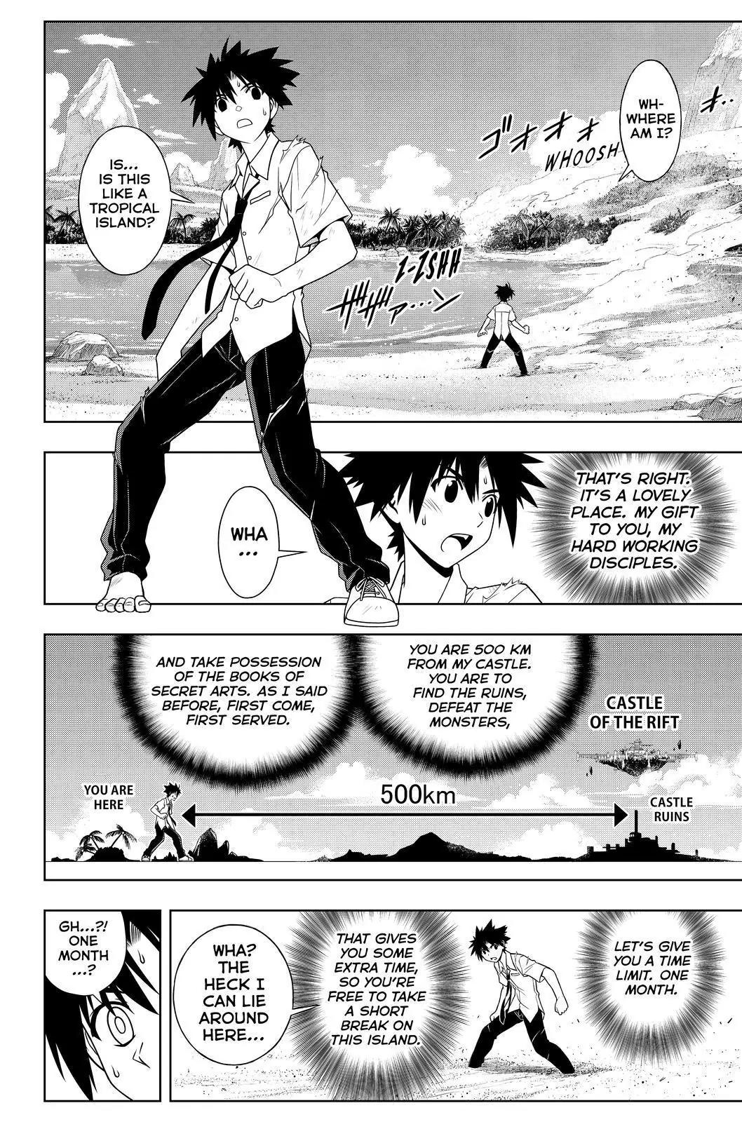 UQ Holder! Chapter 86 page 14 - Chapter 86: Getting Smaller and Farther Away