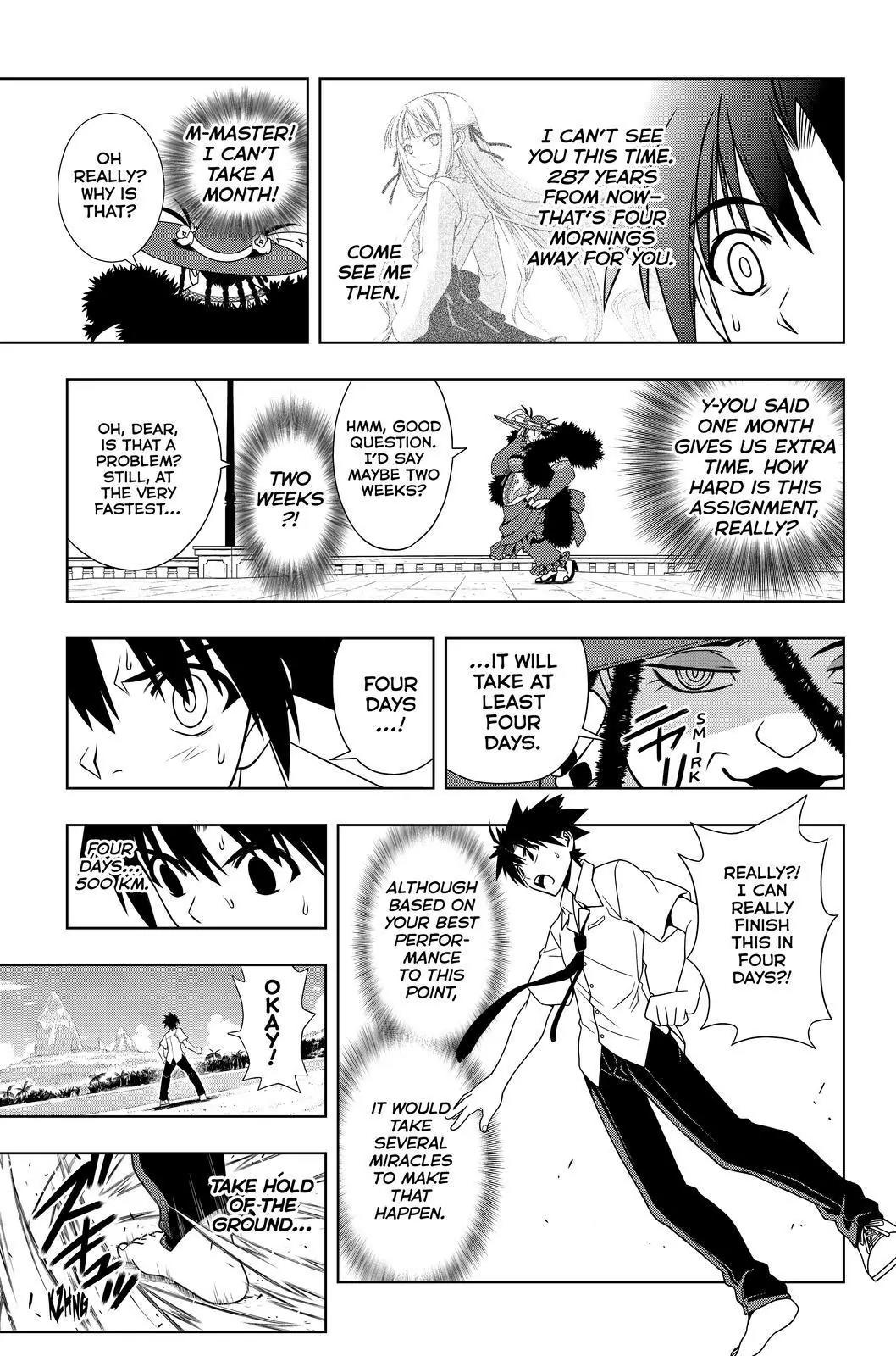 UQ Holder! Chapter 86 page 15 - Chapter 86: Getting Smaller and Farther Away