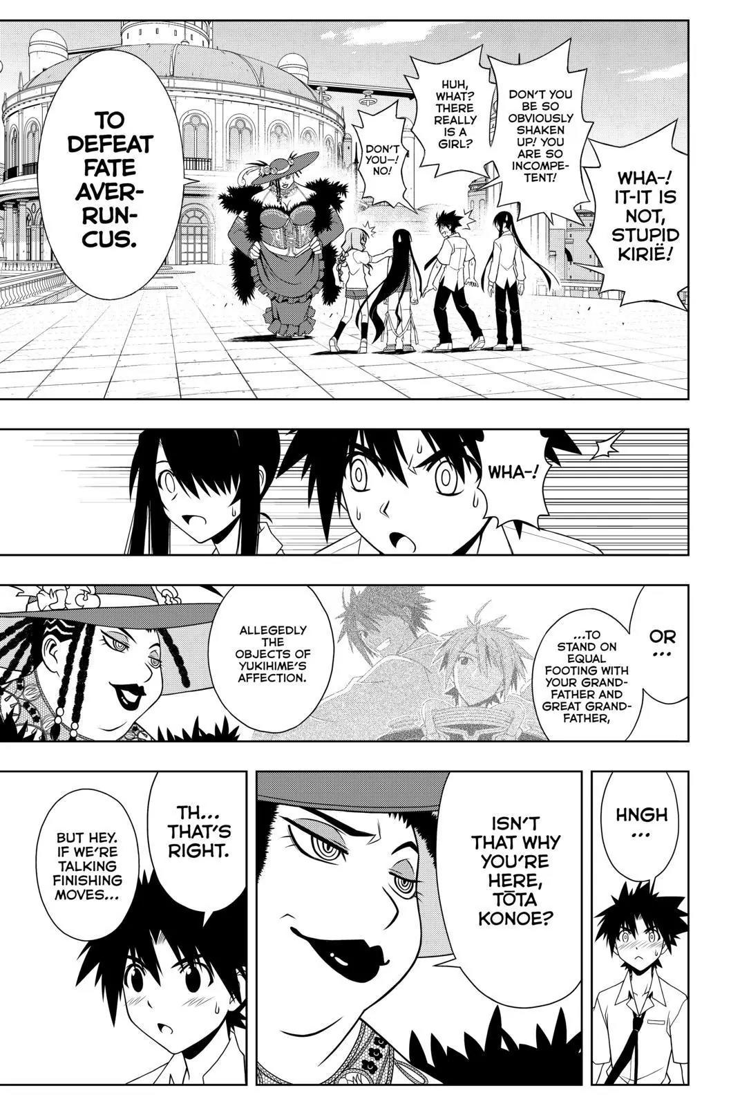 UQ Holder! Chapter 86 page 7 - Chapter 86: Getting Smaller and Farther Away