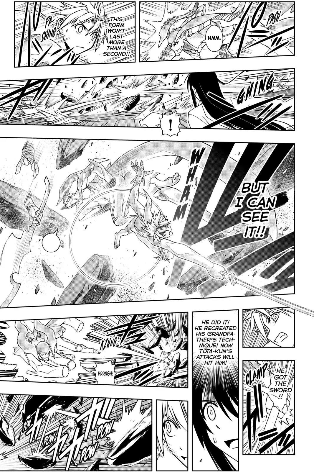 UQ Holder! Chapter 90 page 13 - Chapter 90: The Fruits of His Training