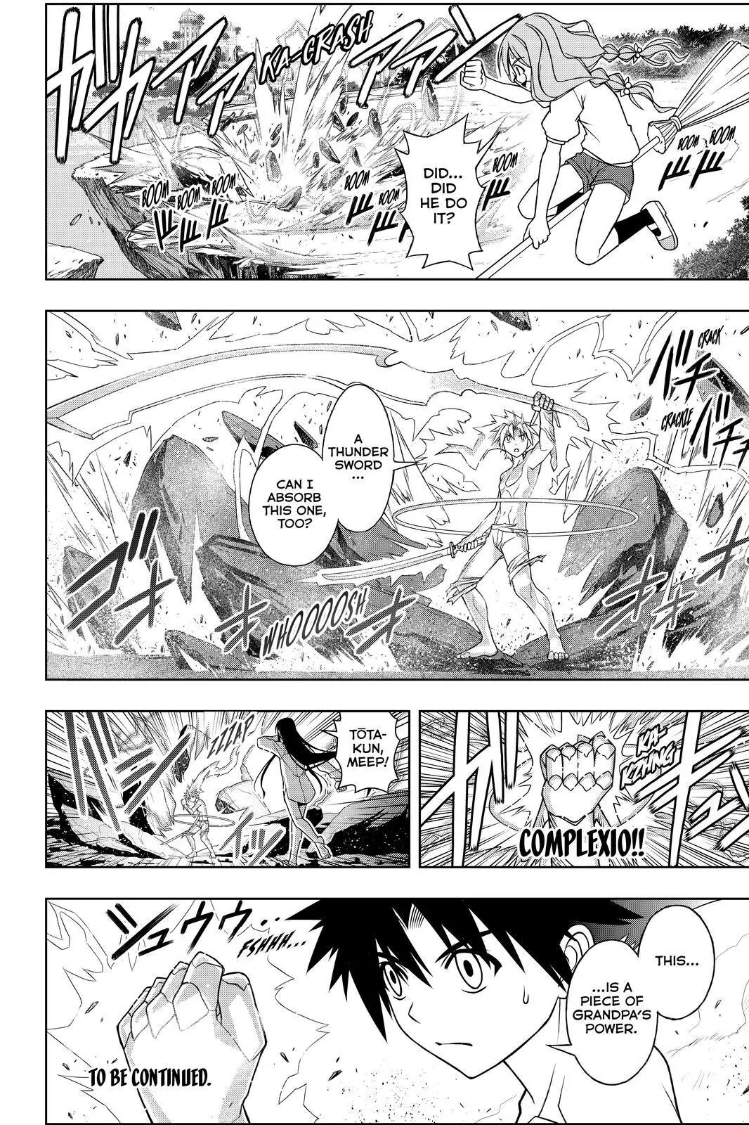 UQ Holder! Chapter 90 page 16 - Chapter 90: The Fruits of His Training
