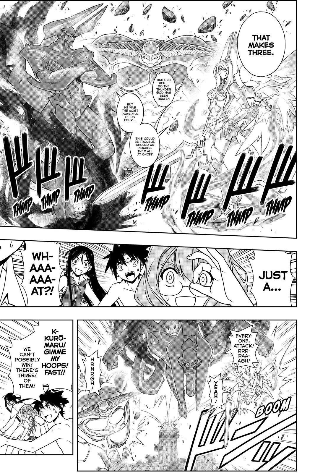 UQ Holder! Chapter 91 page 15 - Chapter 91: Out Of The Frying Pan, Into The Fire
