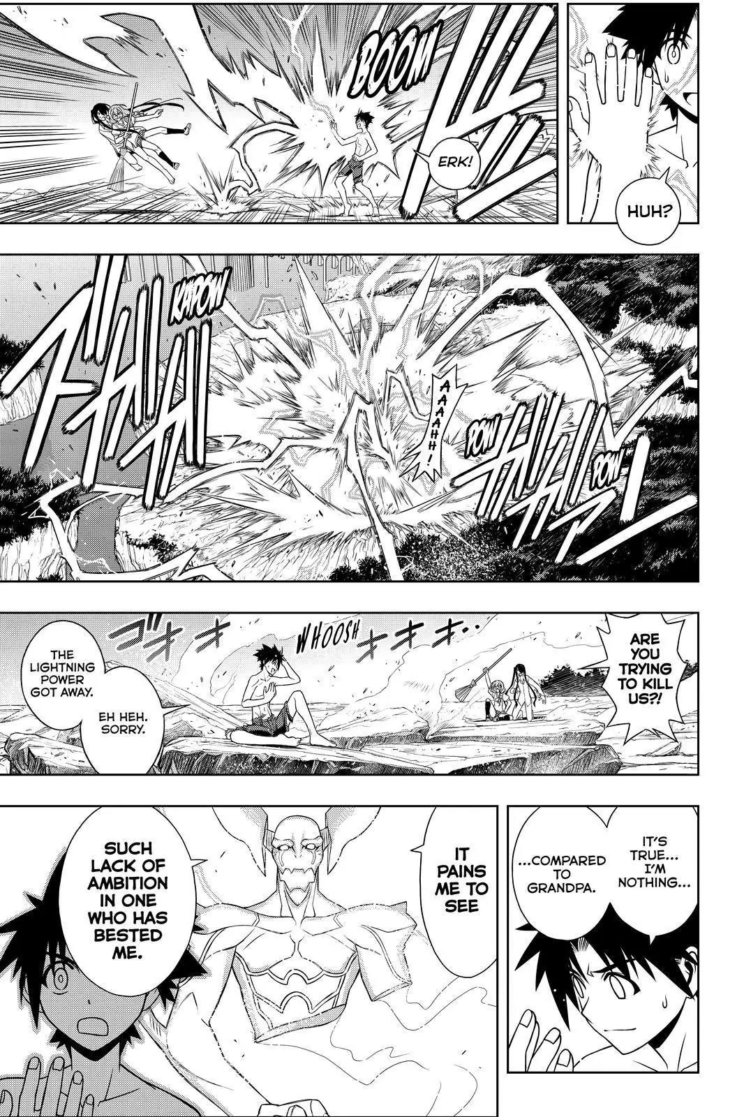 UQ Holder! Chapter 91 page 5 - Chapter 91: Out Of The Frying Pan, Into The Fire