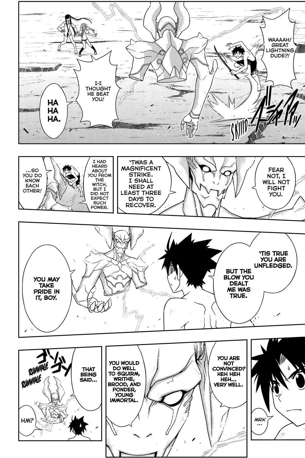 UQ Holder! Chapter 91 page 6 - Chapter 91: Out Of The Frying Pan, Into The Fire