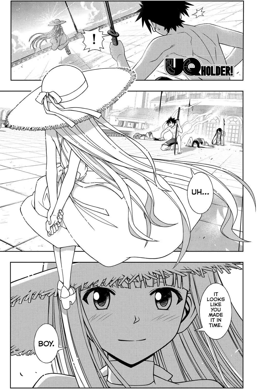UQ Holder! Chapter 92 page 1 - Chapter 92 : A Shocking Reunion