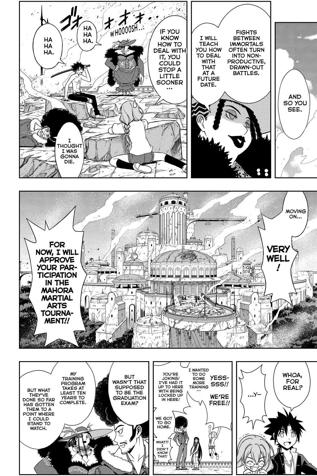 UQ Holder! Chapter 95 page 10 - Chapter 95: Something Hectic This Way Comes