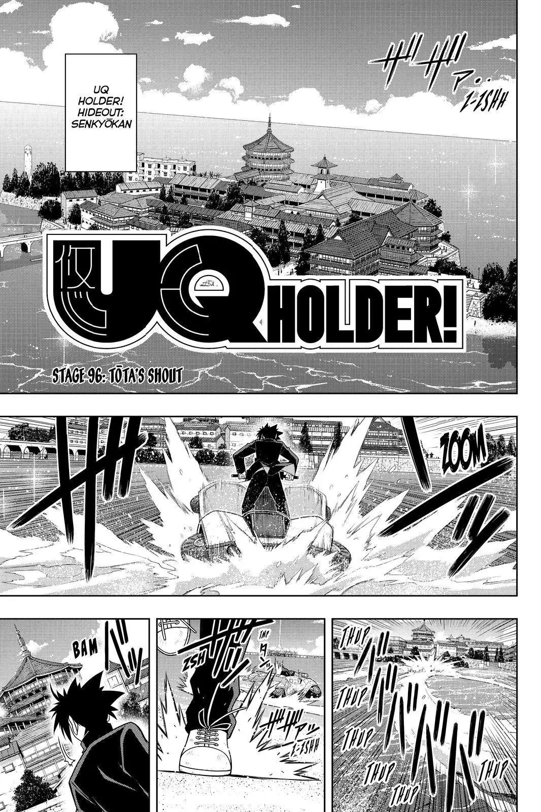 UQ Holder! Chapter 96 page 1 - Chapter 96: Tota's Shout