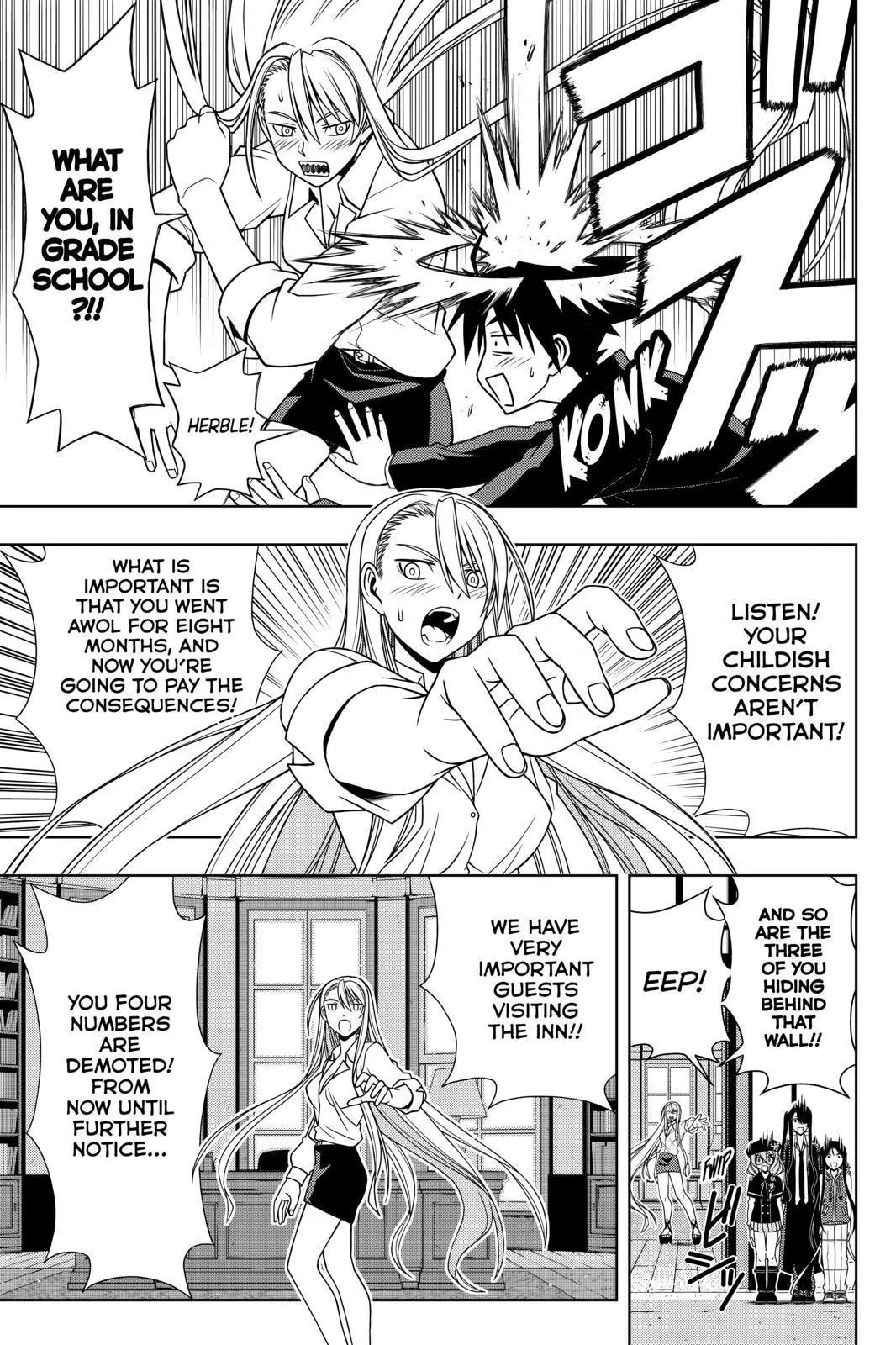 UQ Holder! Chapter 96 page 11 - Chapter 96: Tota's Shout