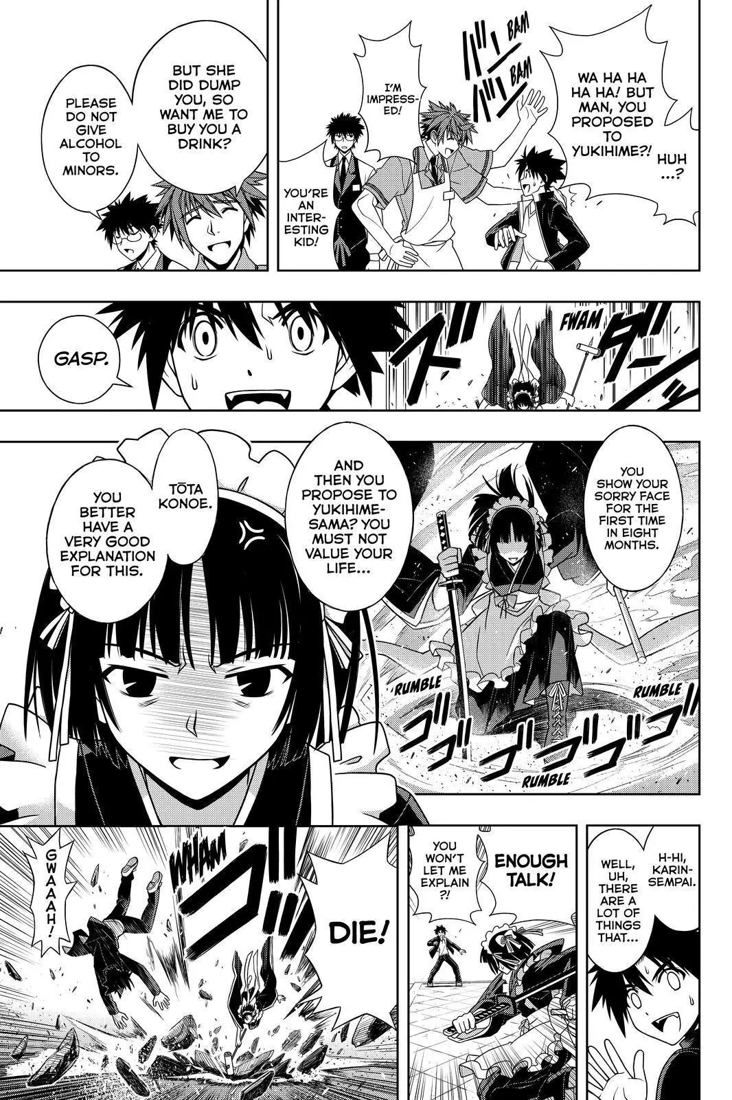 UQ Holder! Chapter 96 page 15 - Chapter 96: Tota's Shout
