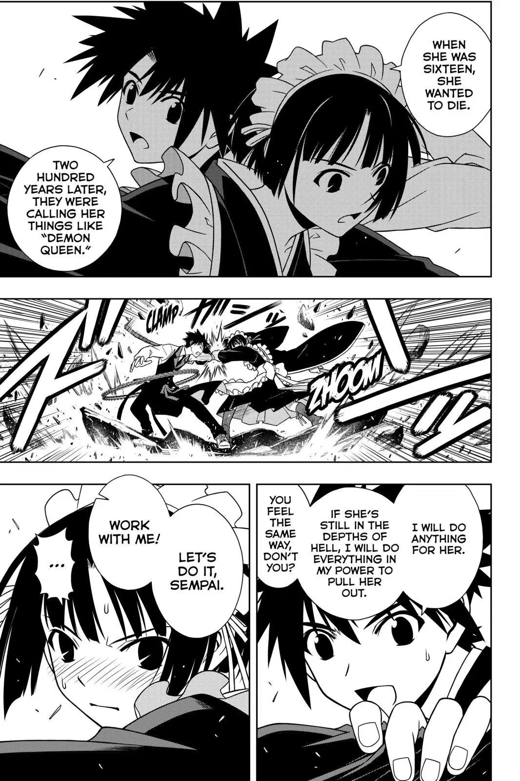 UQ Holder! Chapter 99 page 13 - Chapter 99 : Battle of Passion, Battle of Fury