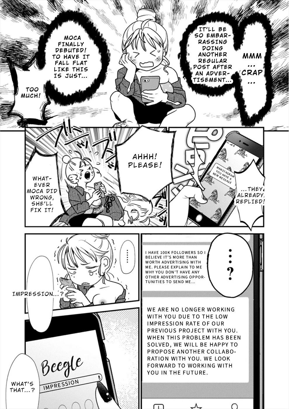 Ura Account Jyoshi Chapter 11 page 24 - Chapter 11: Case 11: Kamijou Moca
