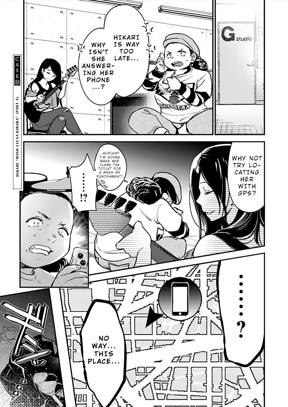 Ura Account Jyoshi Chapter 21 page 1 - Chapter 21: Case 21: Hikari [Mano Elena Kirara] (Part 3) [END]