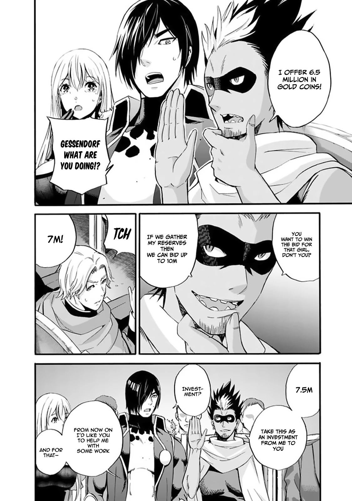 Uragirareta S Rank Boukensha no Ore wa, Aisuru Dorei no Kanojora to Tomoni Dorei dake no Harem Guild o Tsukuru Chapter 10 page 10 - Chapter 10: Mu ▪ Ki ▪ Da ▪ Shi Auction