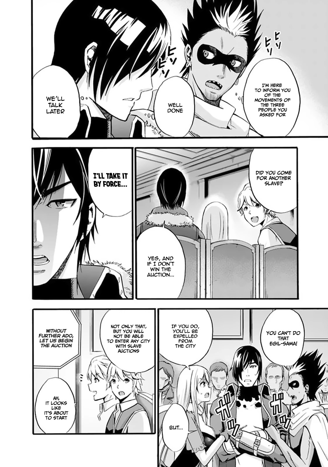 Uragirareta S Rank Boukensha no Ore wa, Aisuru Dorei no Kanojora to Tomoni Dorei dake no Harem Guild o Tsukuru Chapter 10 page 5 - Chapter 10: Mu ▪ Ki ▪ Da ▪ Shi Auction