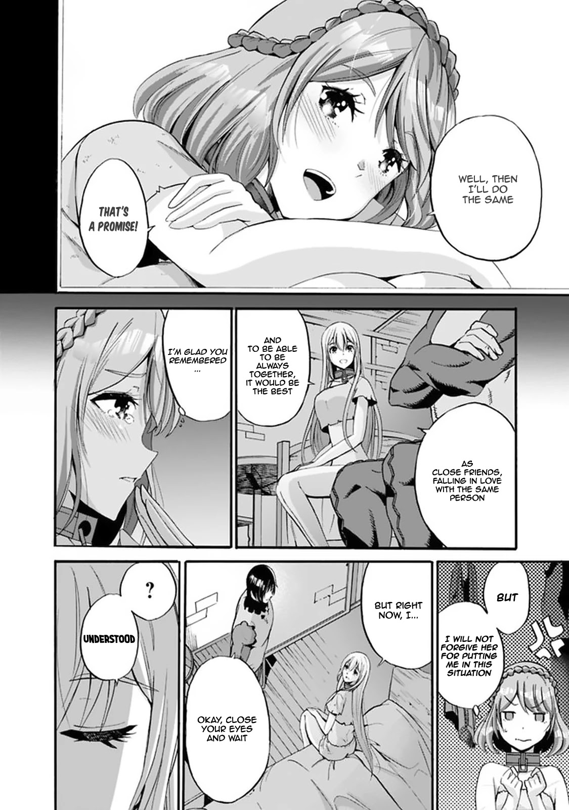Uragirareta S Rank Boukensha no Ore wa, Aisuru Dorei no Kanojora to Tomoni Dorei dake no Harem Guild o Tsukuru Chapter 12 page 5 - Chapter 12: The Room, The Blindfold, And Me