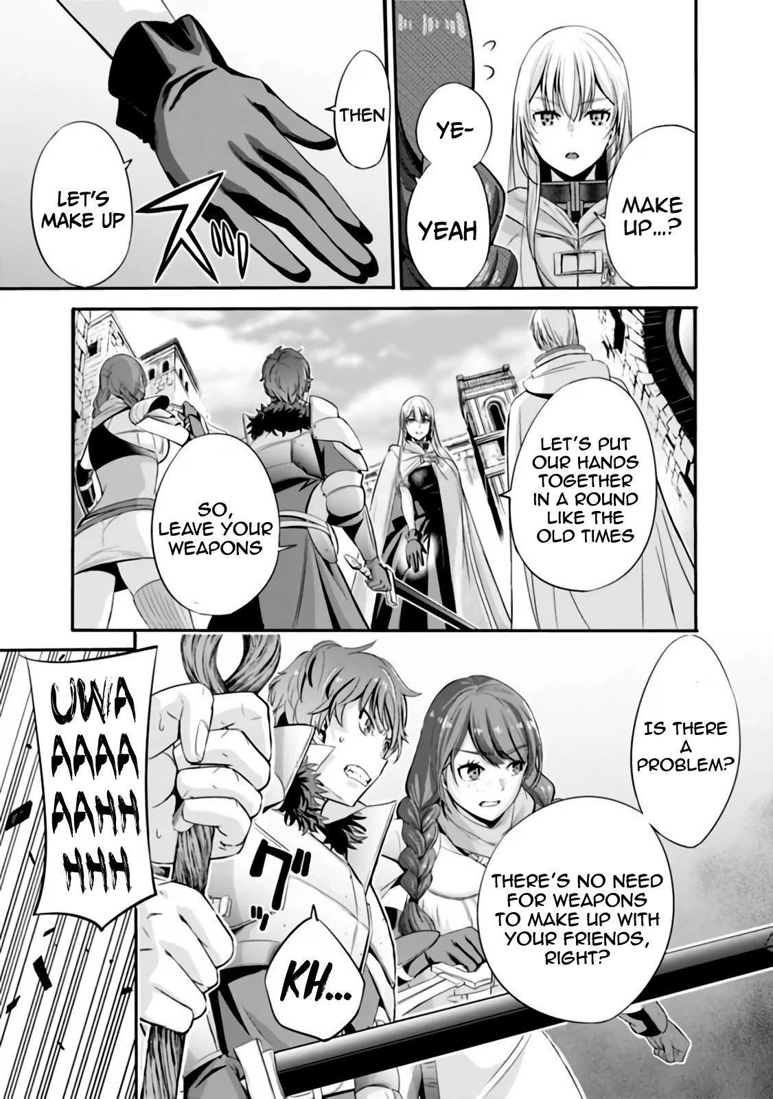 Uragirareta S Rank Boukensha no Ore wa, Aisuru Dorei no Kanojora to Tomoni Dorei dake no Harem Guild o Tsukuru Chapter 22 page 15 - Chapter 22: The gate where the Ogre dwells