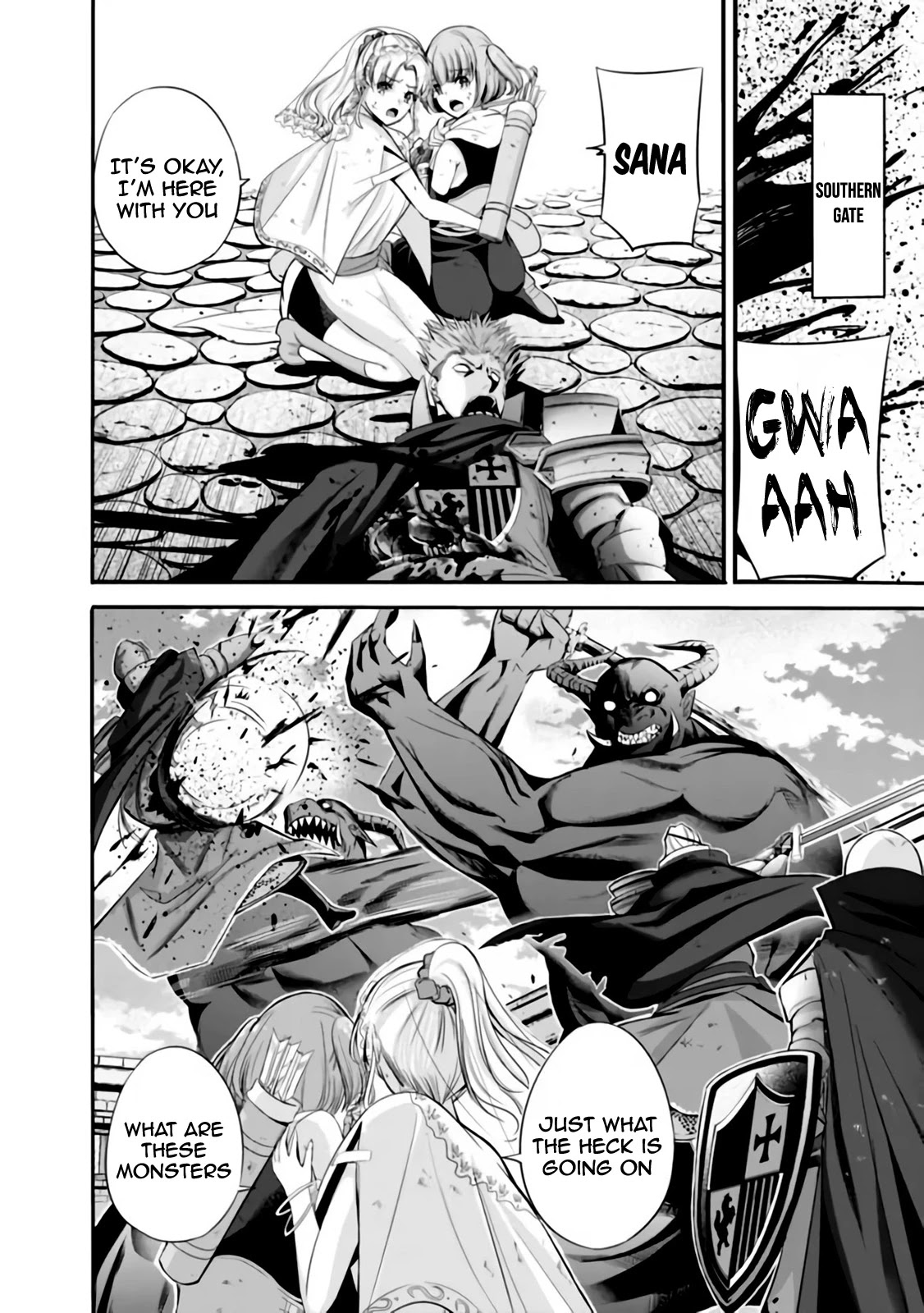 Uragirareta S Rank Boukensha no Ore wa, Aisuru Dorei no Kanojora to Tomoni Dorei dake no Harem Guild o Tsukuru Chapter 22 page 3 - Chapter 22: The gate where the Ogre dwells