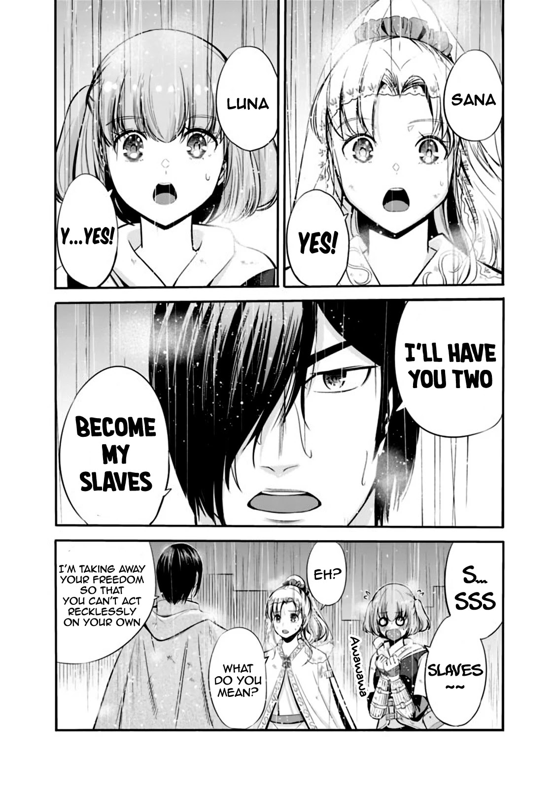 Uragirareta S Rank Boukensha no Ore wa, Aisuru Dorei no Kanojora to Tomoni Dorei dake no Harem Guild o Tsukuru Chapter 26 page 5 - Chapter 26: If We take advantage of you once, then...